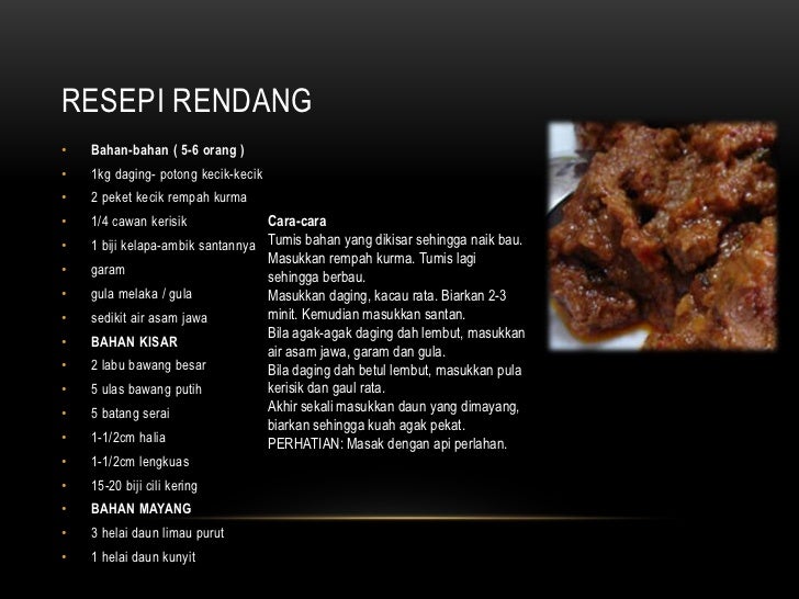 Makanan Melayu Tradisional